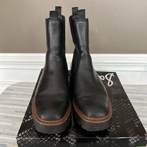 Sam Edelman Laguna Black Leather Boots- size 10m